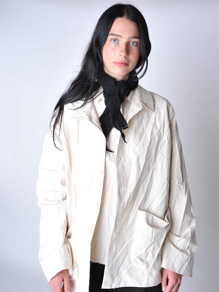 Natural Crash Overshirt Jacket - Roztayger