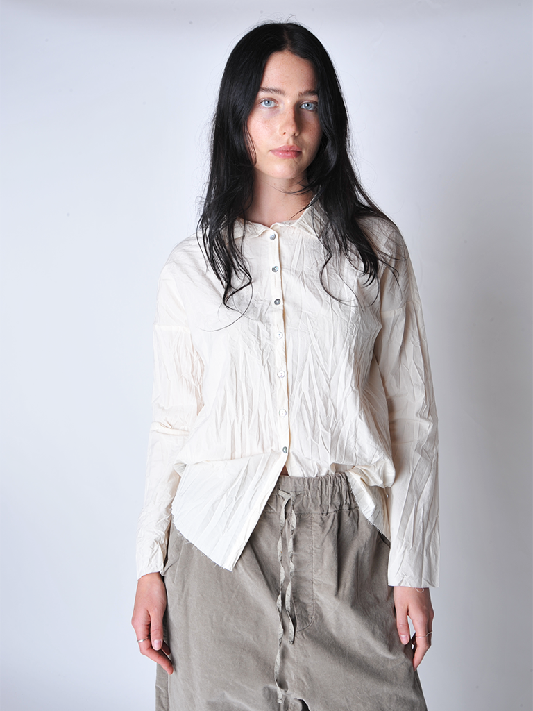 Natural Short Collar Shirt - Roztayger