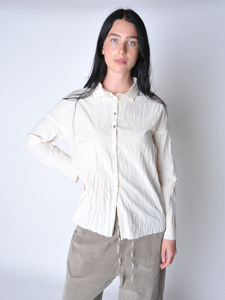 Natural Short Collar Shirt - Roztayger