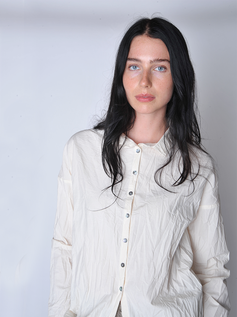 Natural Short Collar Shirt - Roztayger