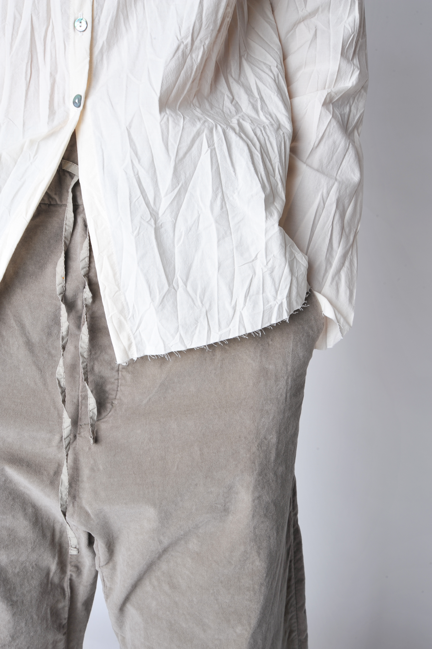 Natural Short Collar Shirt - Roztayger