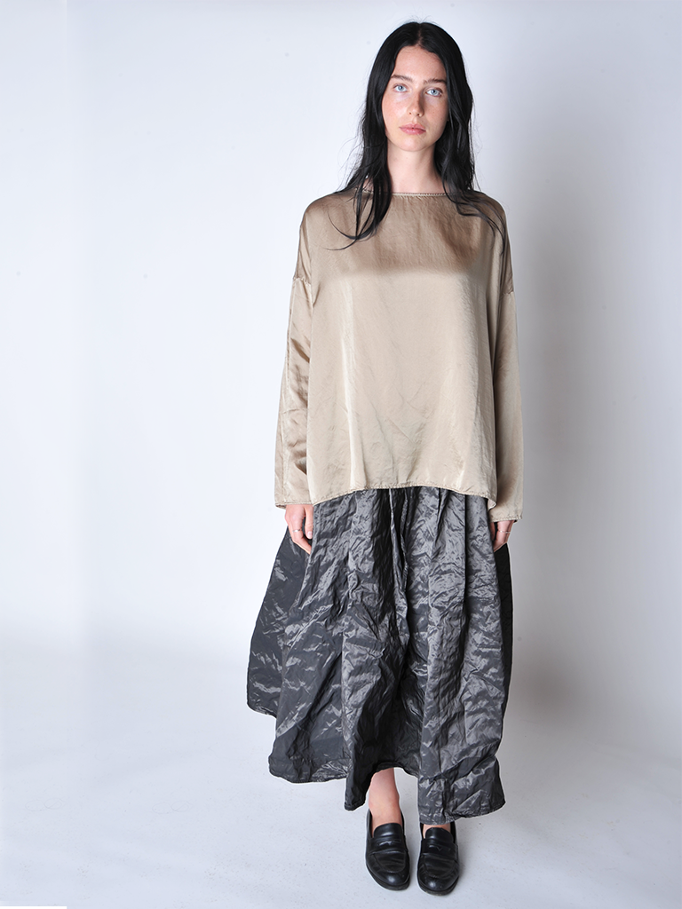 Marron Glace Long Sleeve T Shirt - Roztayger