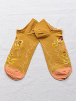 Ochre Mixed floral Ankle Socks - Roztayger