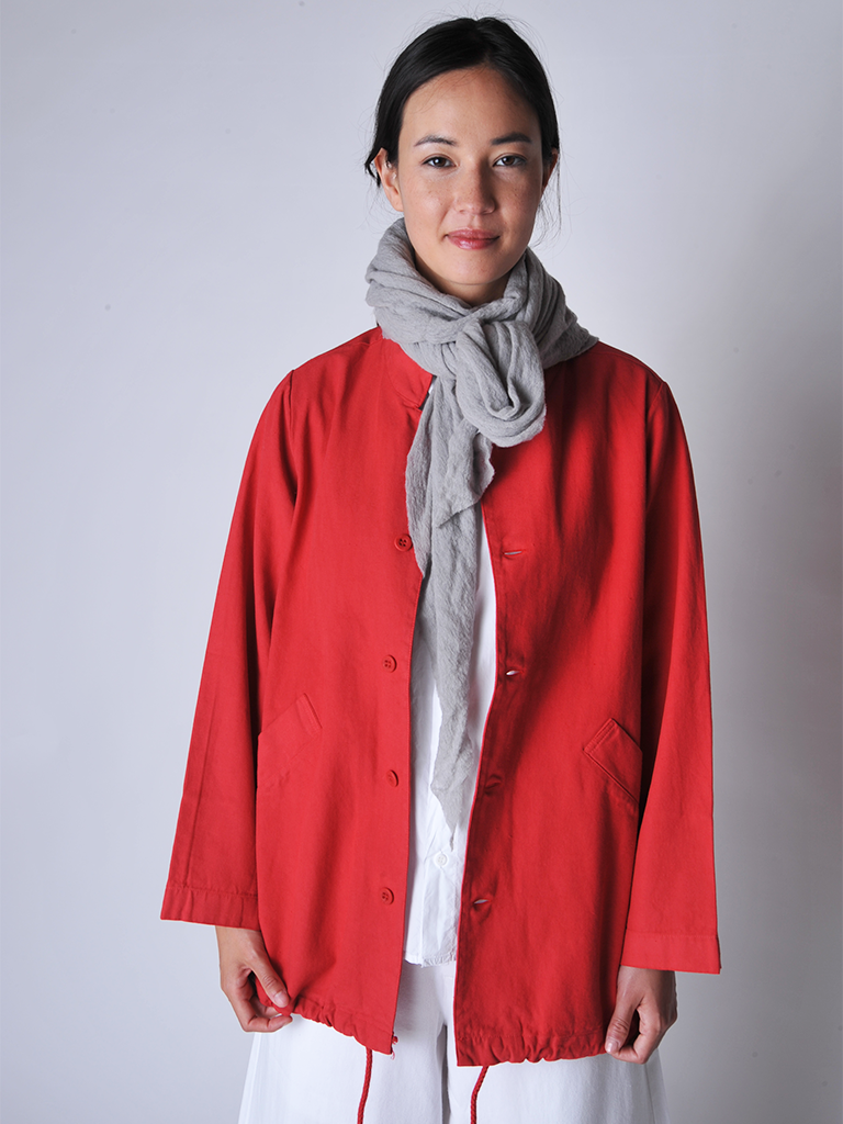 Light Grey Classic Knit Diamond Cashmere Scarf - Roztayger