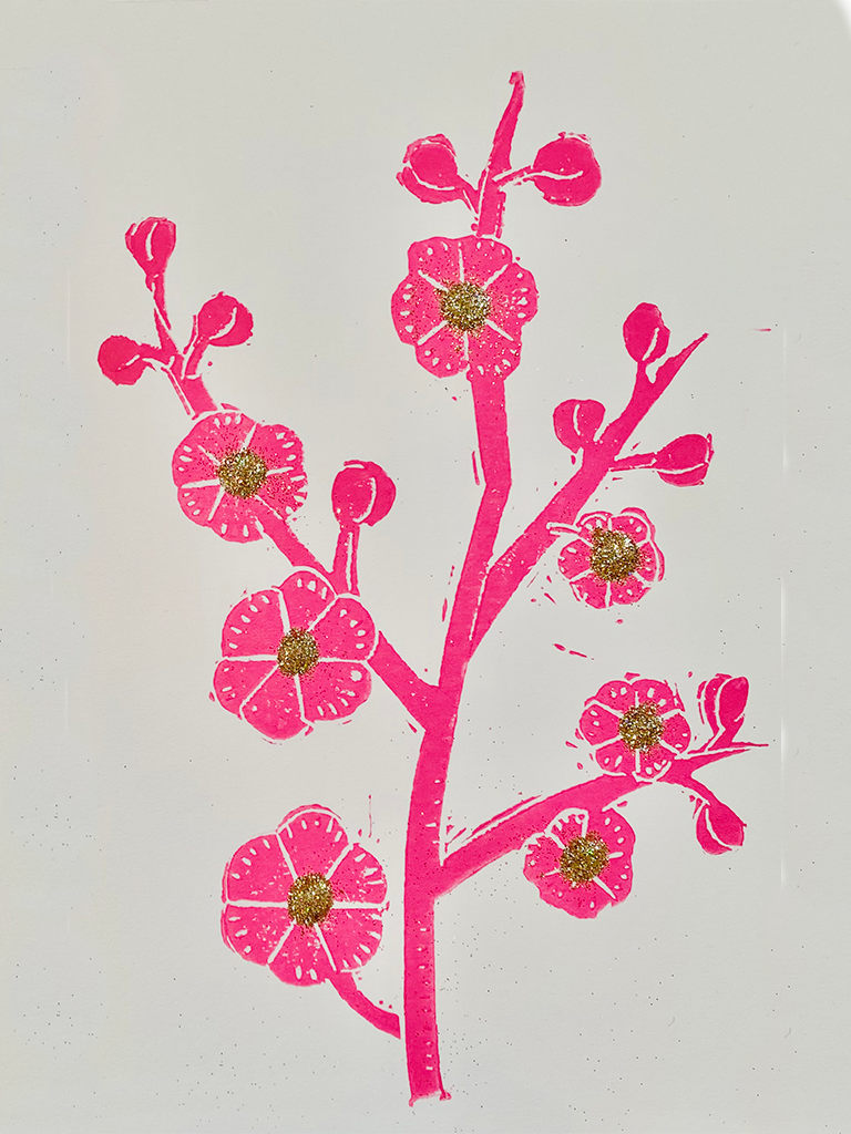 Cherry Blossom Card - Roztayger