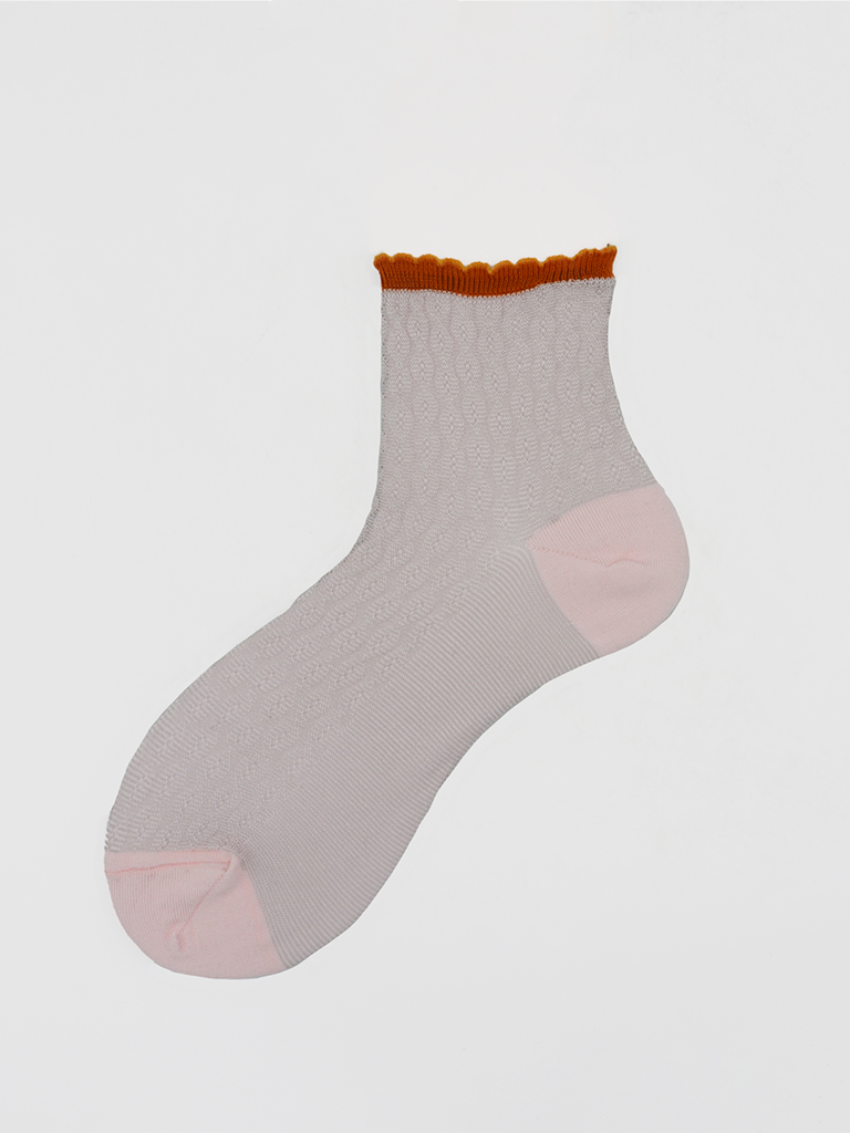 Pale Anemone Short Socks - Roztayger