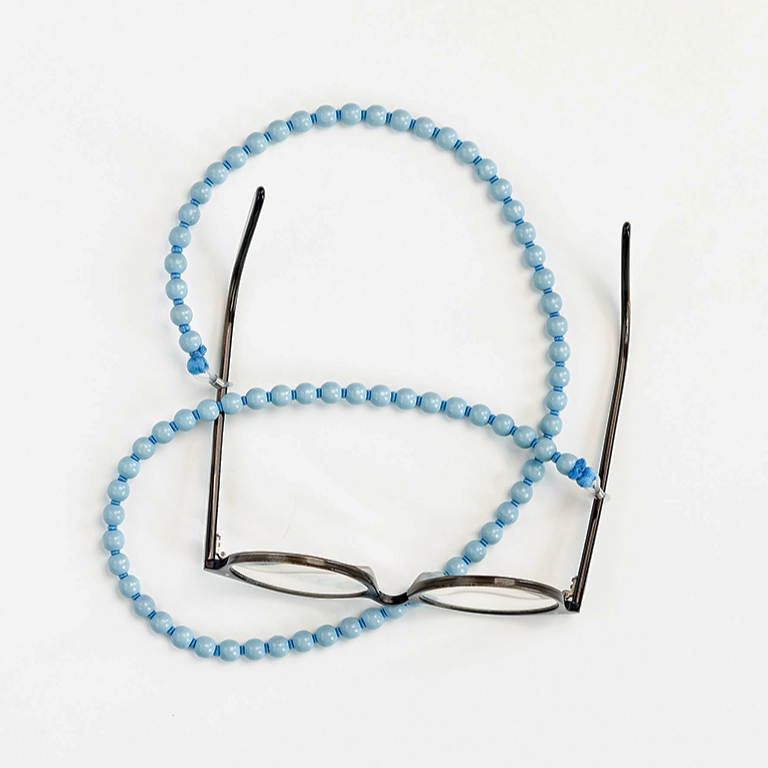 Pastel Blue Eyeglass Chain - Roztayger
