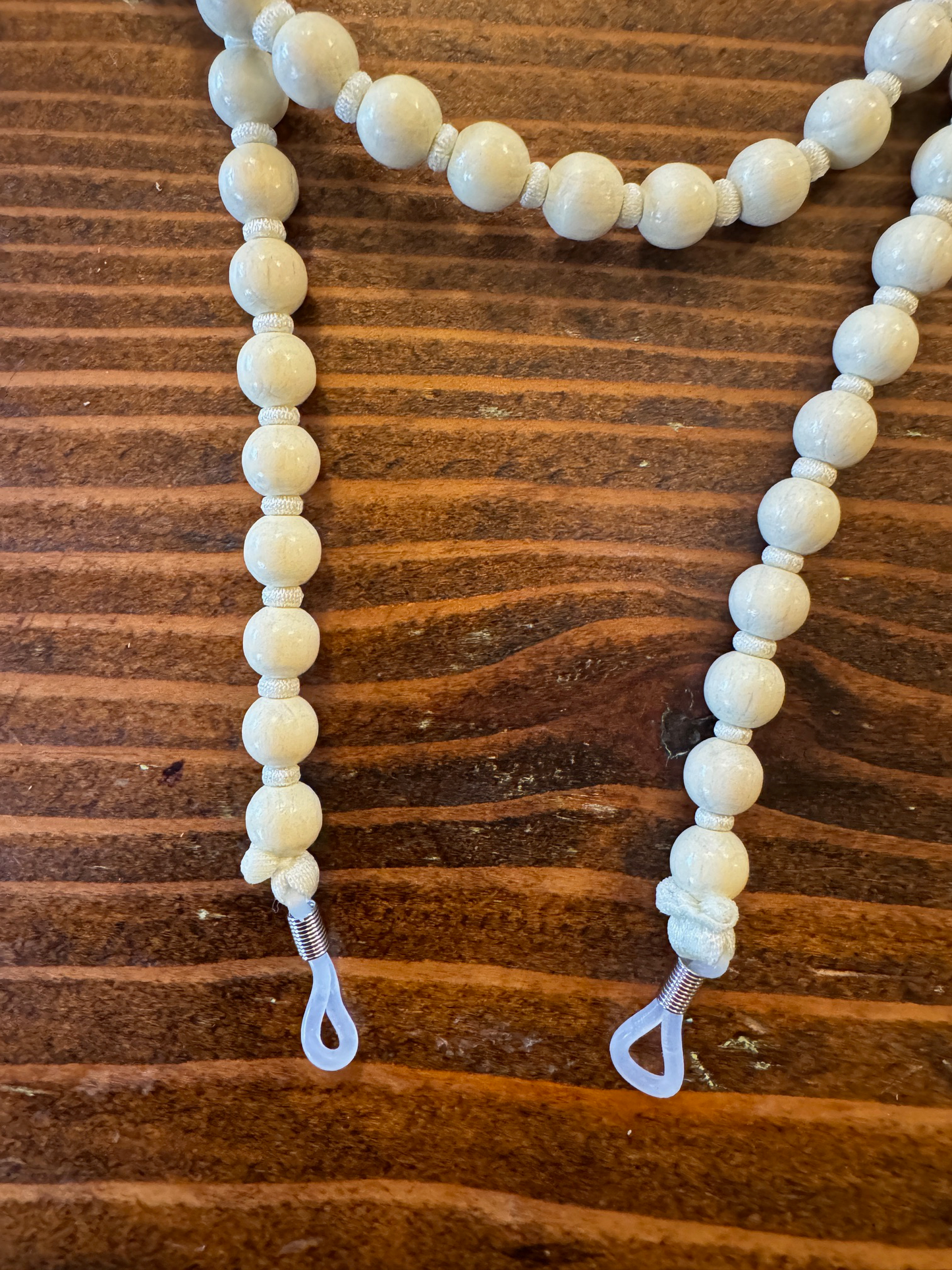 Warm White Brillenkette Eyeglass Chain - Roztayger