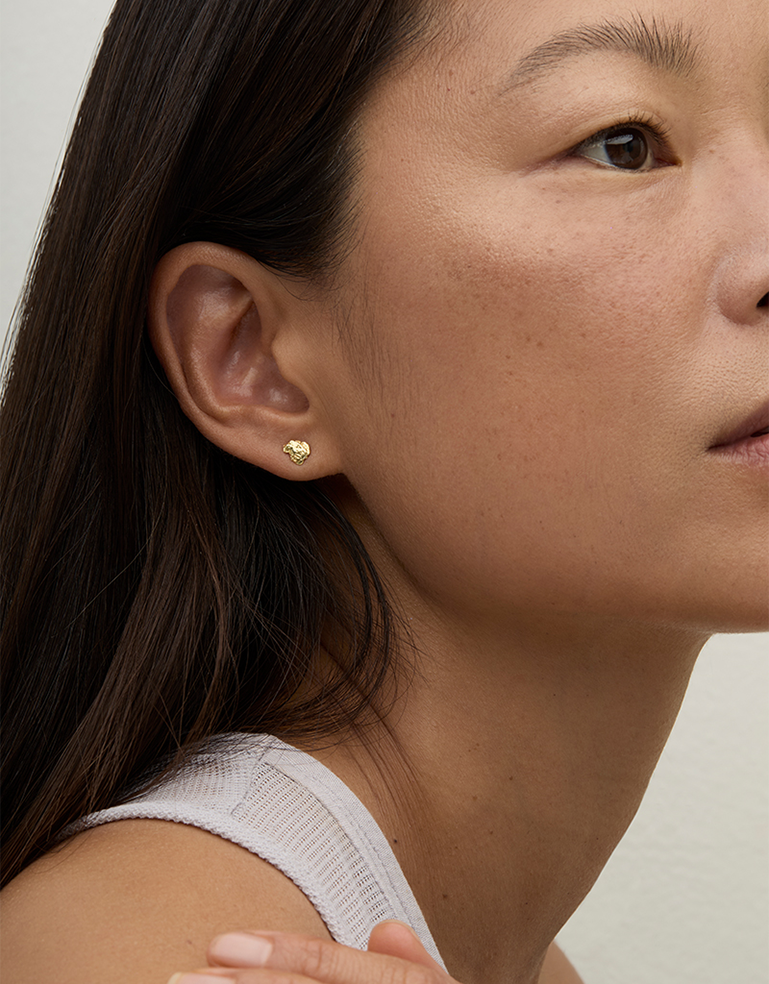 Medium Nugget Earring - Roztayger