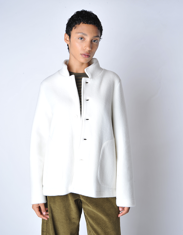 Winter White Minos Jacket - Roztayger