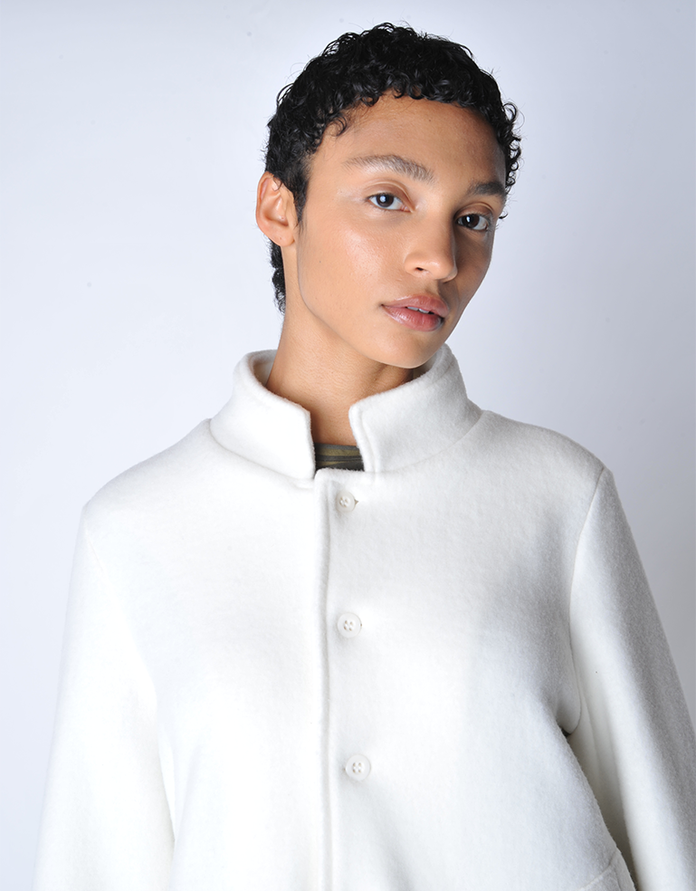 Winter White Minos Jacket - Roztayger