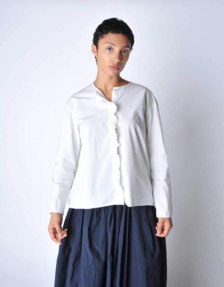 Idrofix Long Sleeve Ruffle Girl Shirt - Roztayger