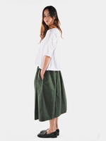 Dark Green Coli Skirt - Dark Green Skirt -  Roztayger