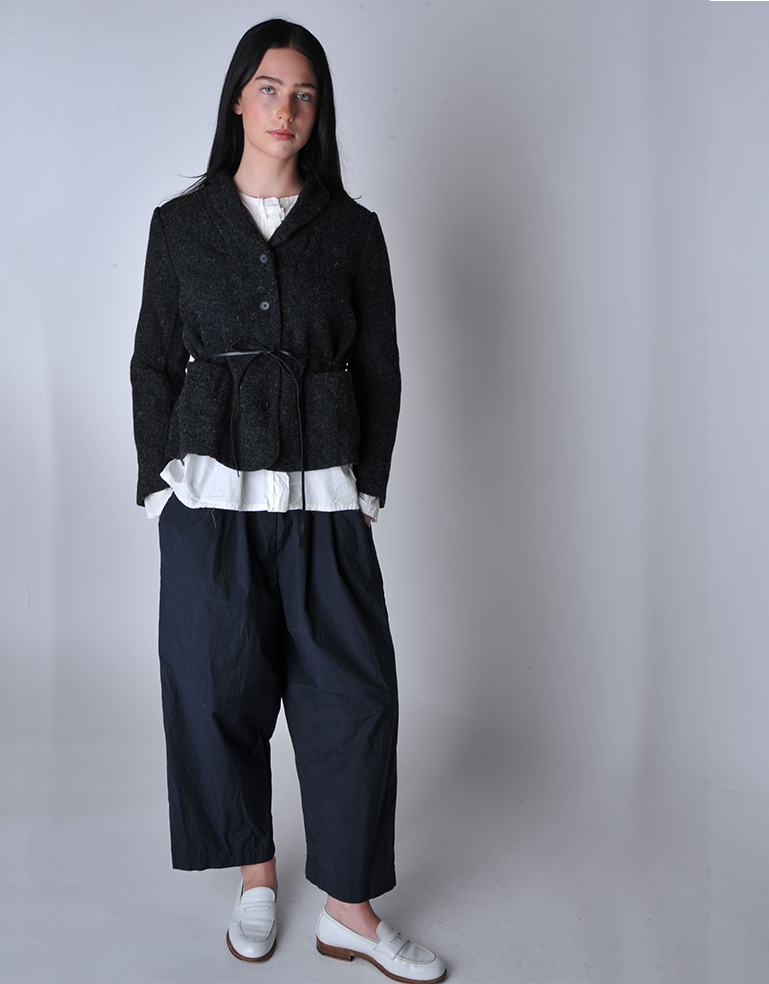 Dark Grey Tweedy Jacket - Roztayger