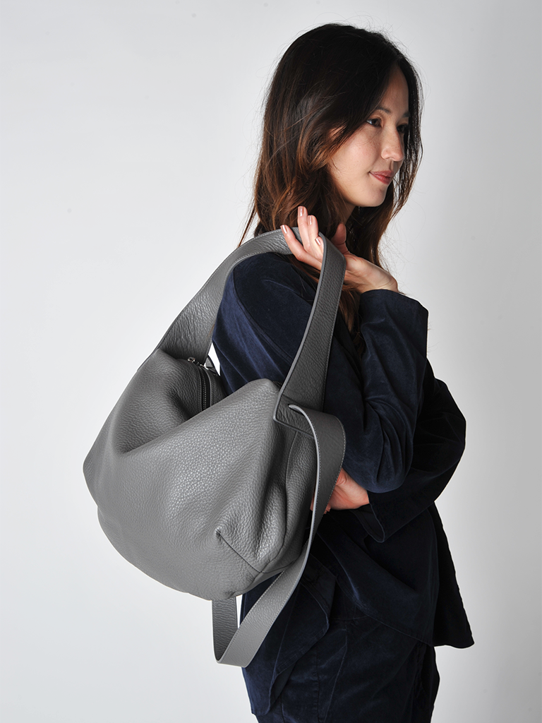 Gunmetal Small Ace Bag - Roztayger