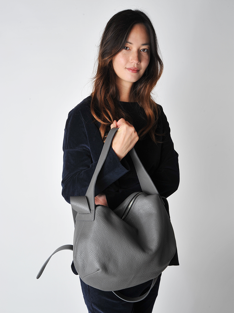 Gunmetal Small Ace Bag - Roztayger
