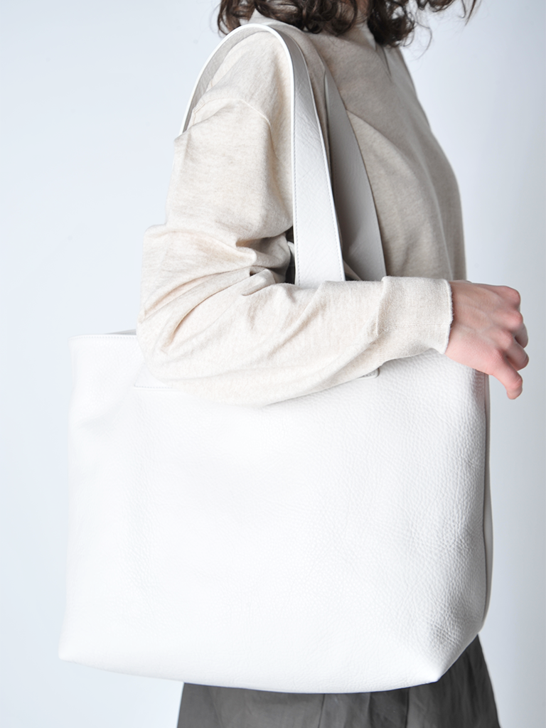 Plein Chalk WhiteTote - Roztayger