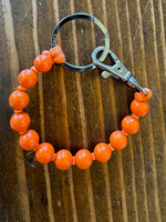Orange Short Perlen Keychain - Roztayger