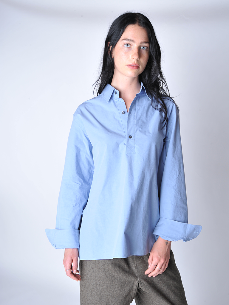 Dolphin Blue Beuys Shirt - Roztayger