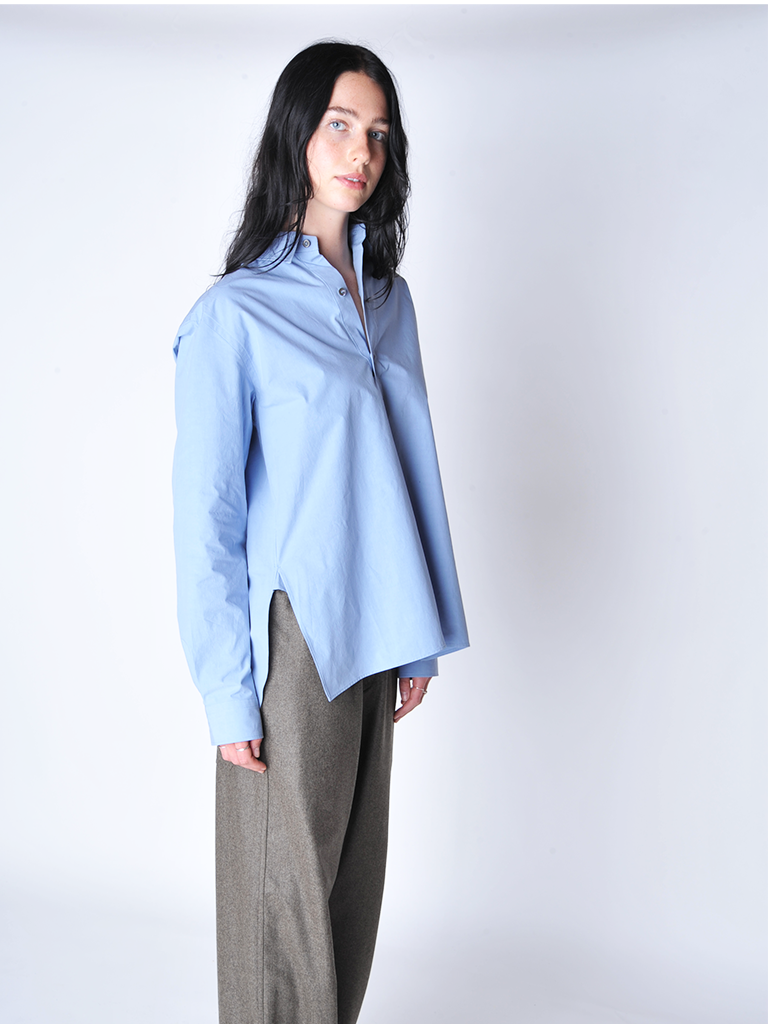 Dolphin Blue Beuys Shirt - Roztayger