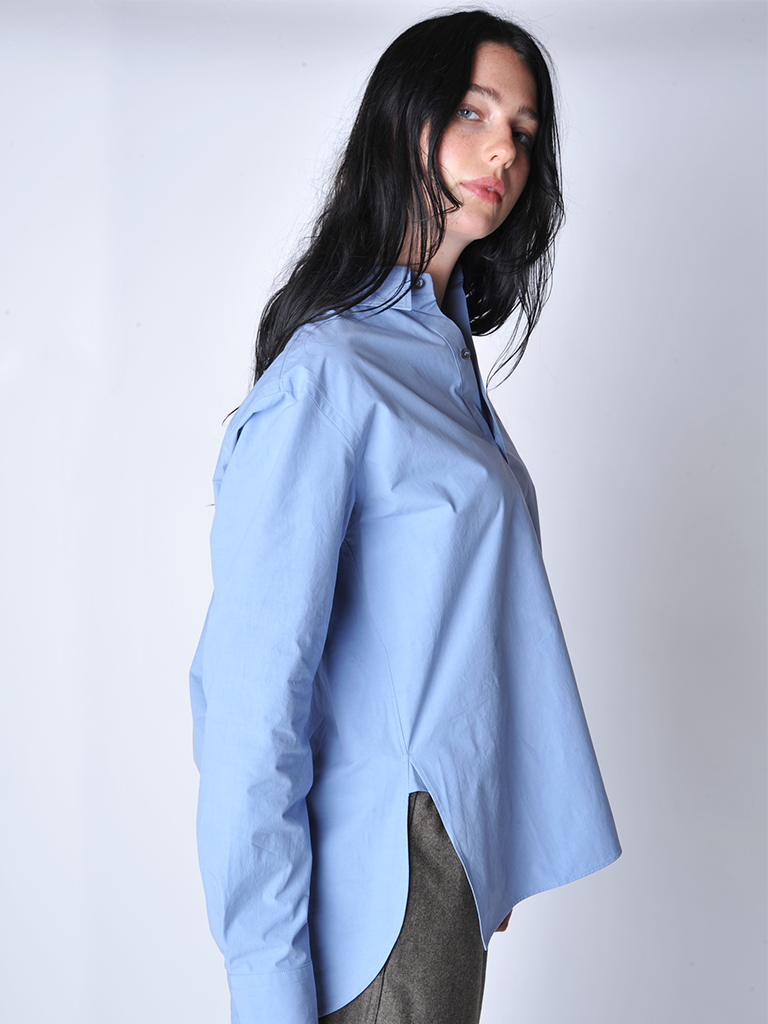 Dolphin Blue Beuys Shirt - Roztayger