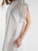 Milk White Ducie Dress - Roztayger