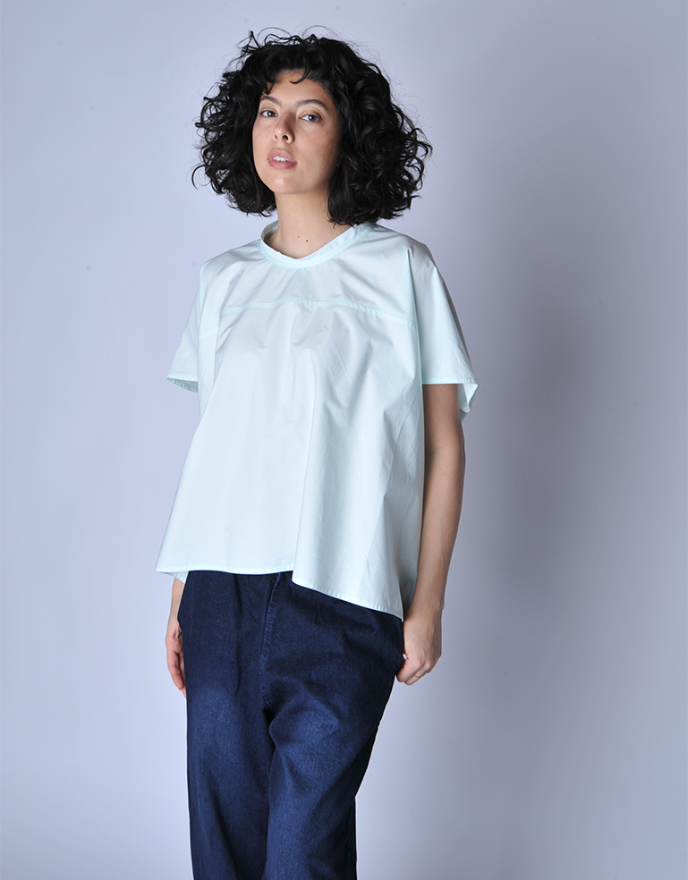 Sofie D Hoore | Mint Green Basker Top – Roztayger