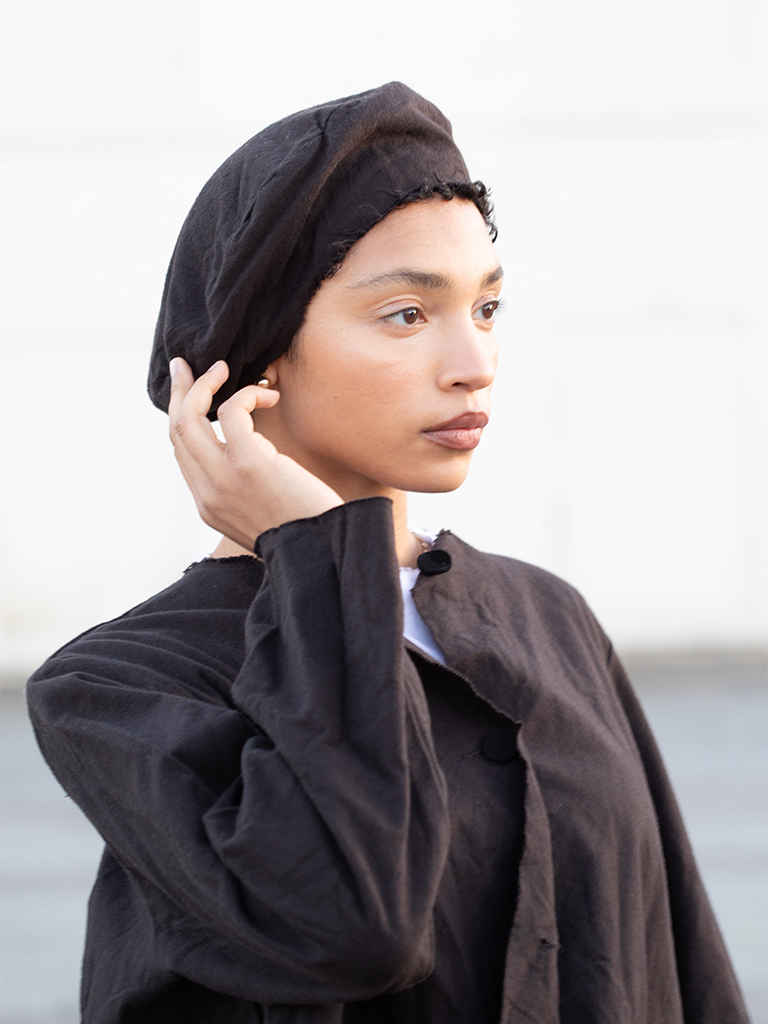 Bitter Chocolate Flying Duck Flannel Beret - Roztayger