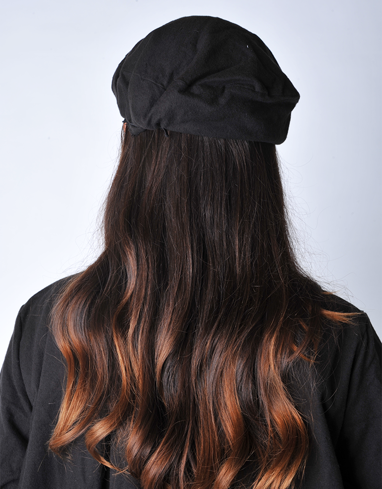 Bitter Chocolate Flying Duck Flannel Beret - Roztayger