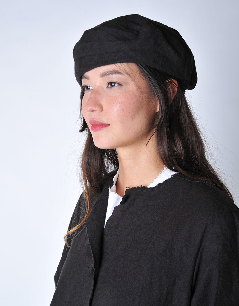 Bitter Chocolate Flying Duck Flannel Beret - Roztayger