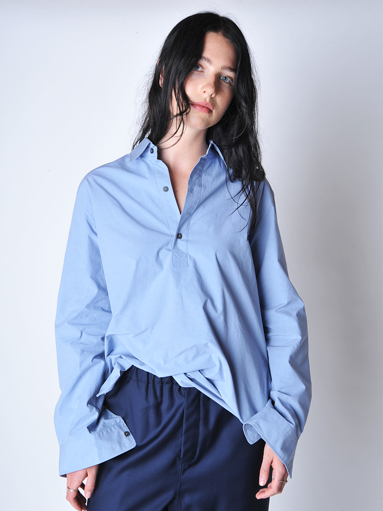 Dolphin Blue Beuys Shirt - Roztayger