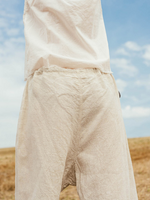 Natural Linen Japan Pants - Roztayger