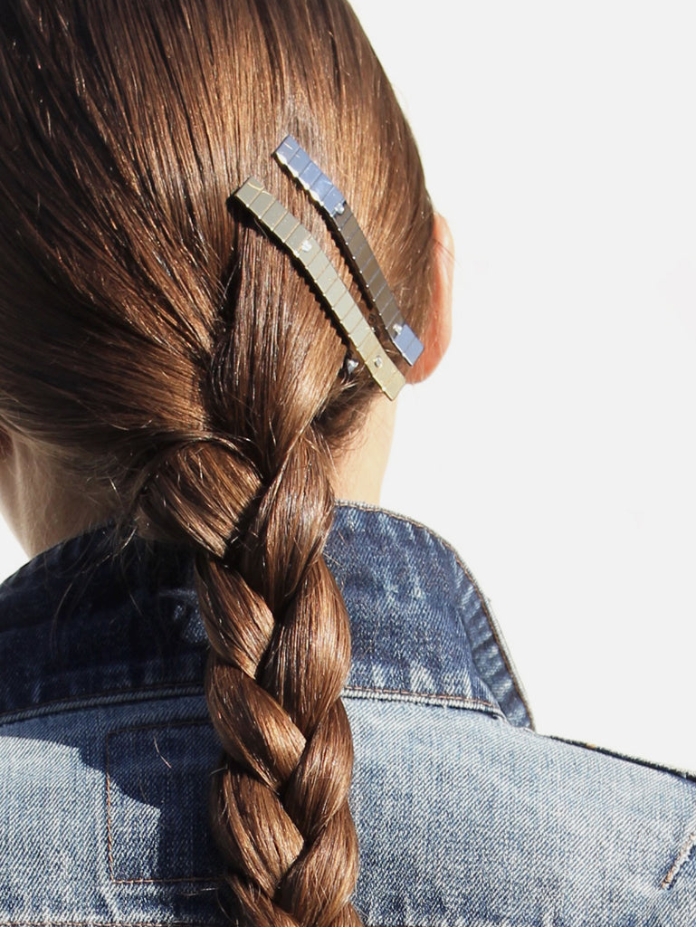 Silver Hairclip 08 - Roztayger