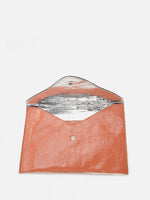 Coral Patent Leather Envelope - Roztayger