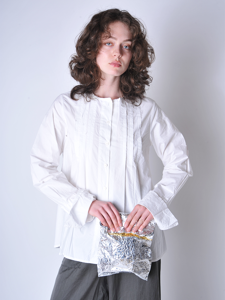 Silver Metalic Foil Lunch Bag - Roztayger