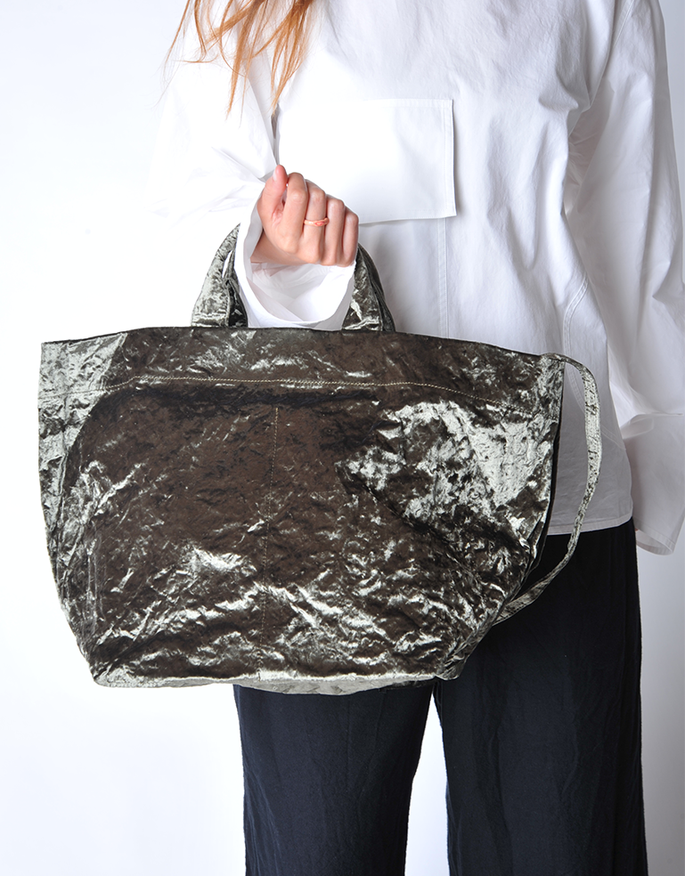 Olive Velvet Big Dado Bag - Roztayger