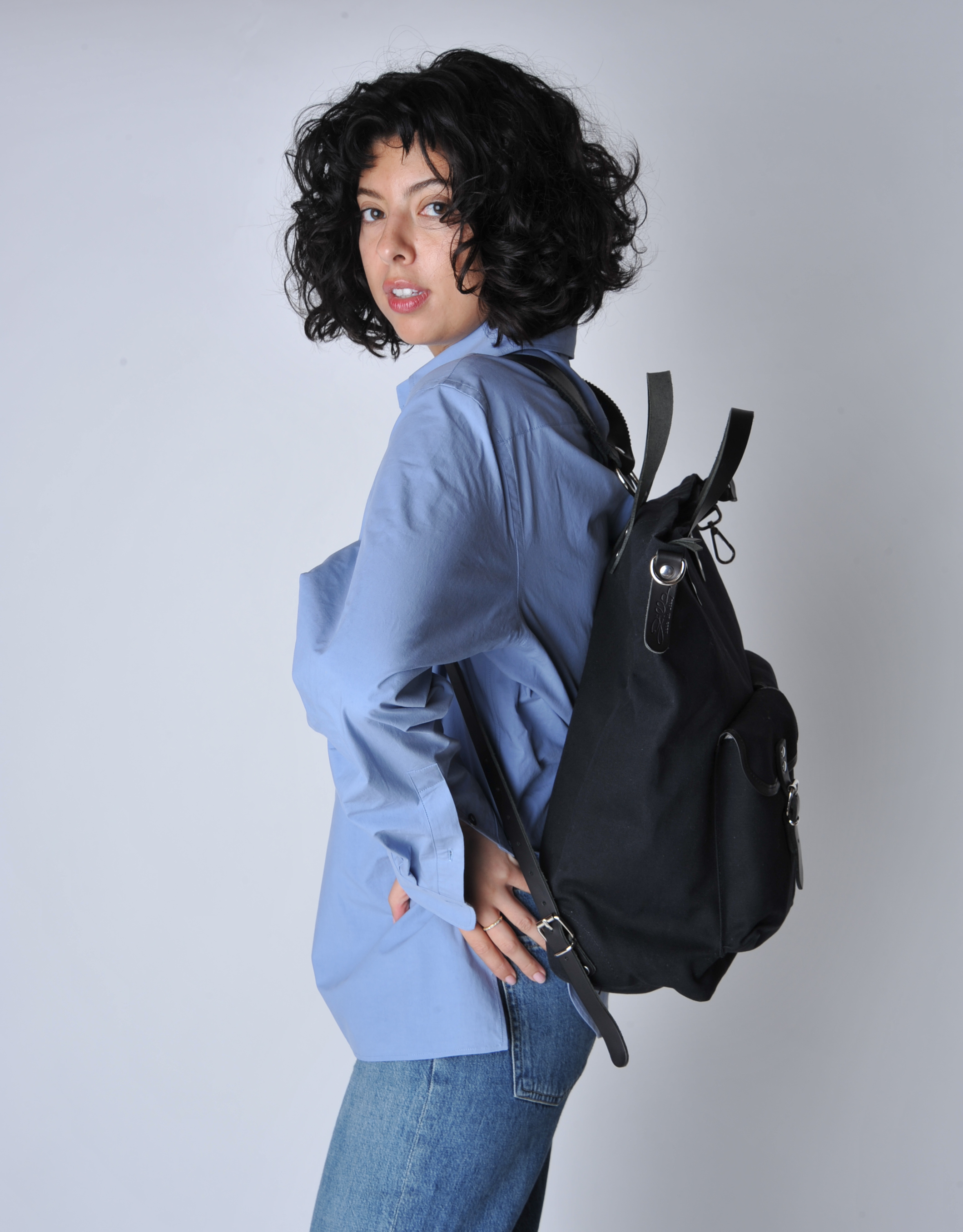 douglas black canvas backpack with faux leather Zilla conventional rod Tackle - Avanti rdx its got room for Style/Color:Blood Red / White