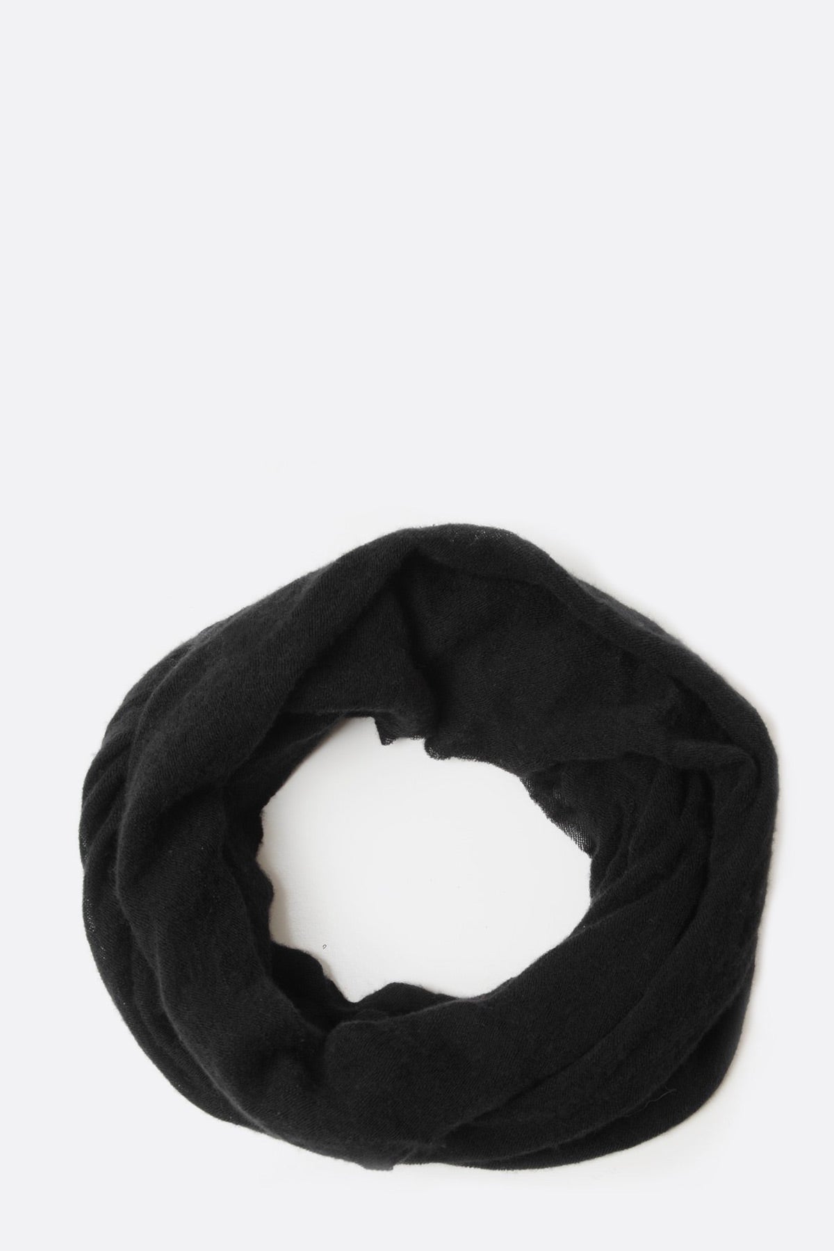 Black Cashmere Tube Scarf - Roztayger