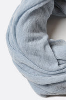 Dusty Blue Thick Cashmere Tube Scarf - Roztayger