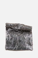 Grey Metalic Foil Lunch Bag - Roztayger