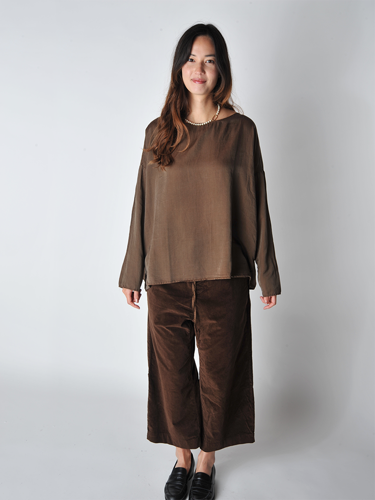 Coffee Silk T Shirt