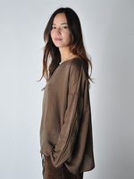 Coffee Silk T Shirt