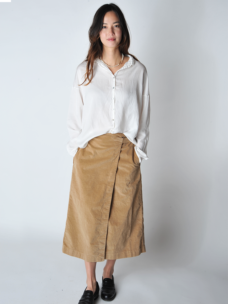 Sugar Velvet Wrap Skirt