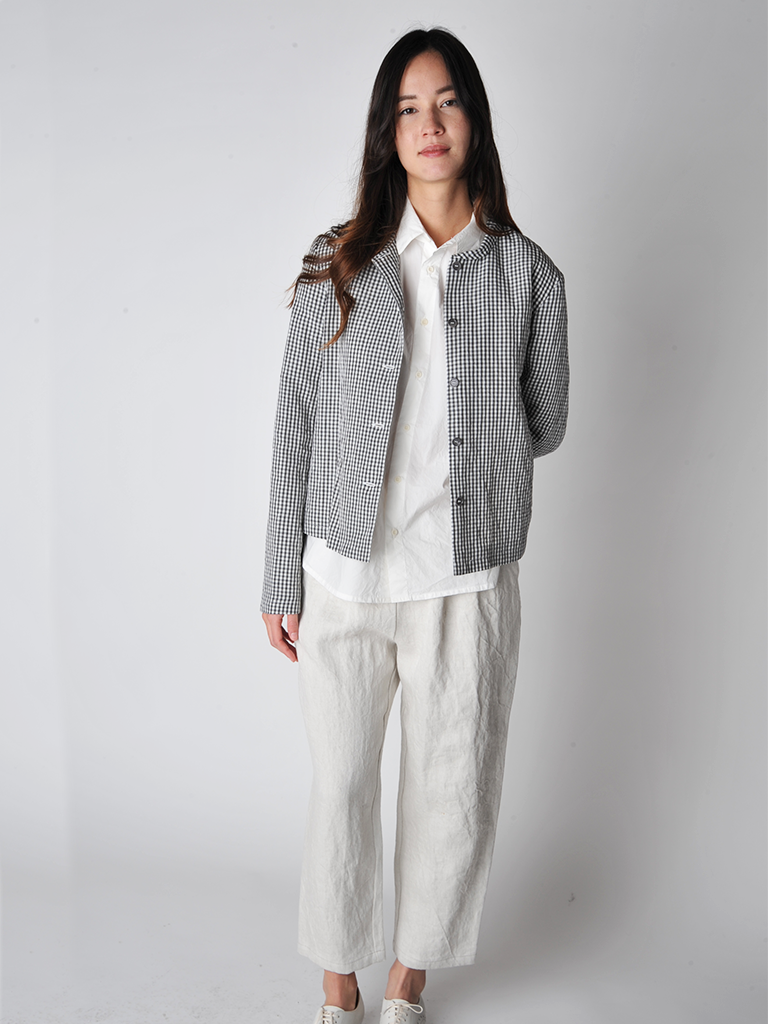 Chalk Linen Pull on Pants