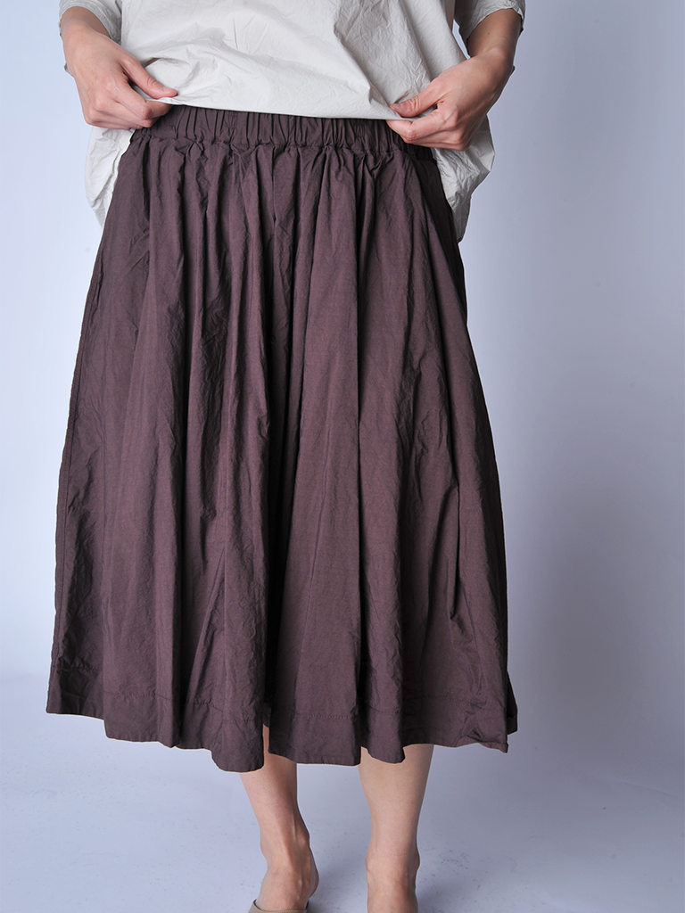 Grape Pleated Short Skirt - Roztayger