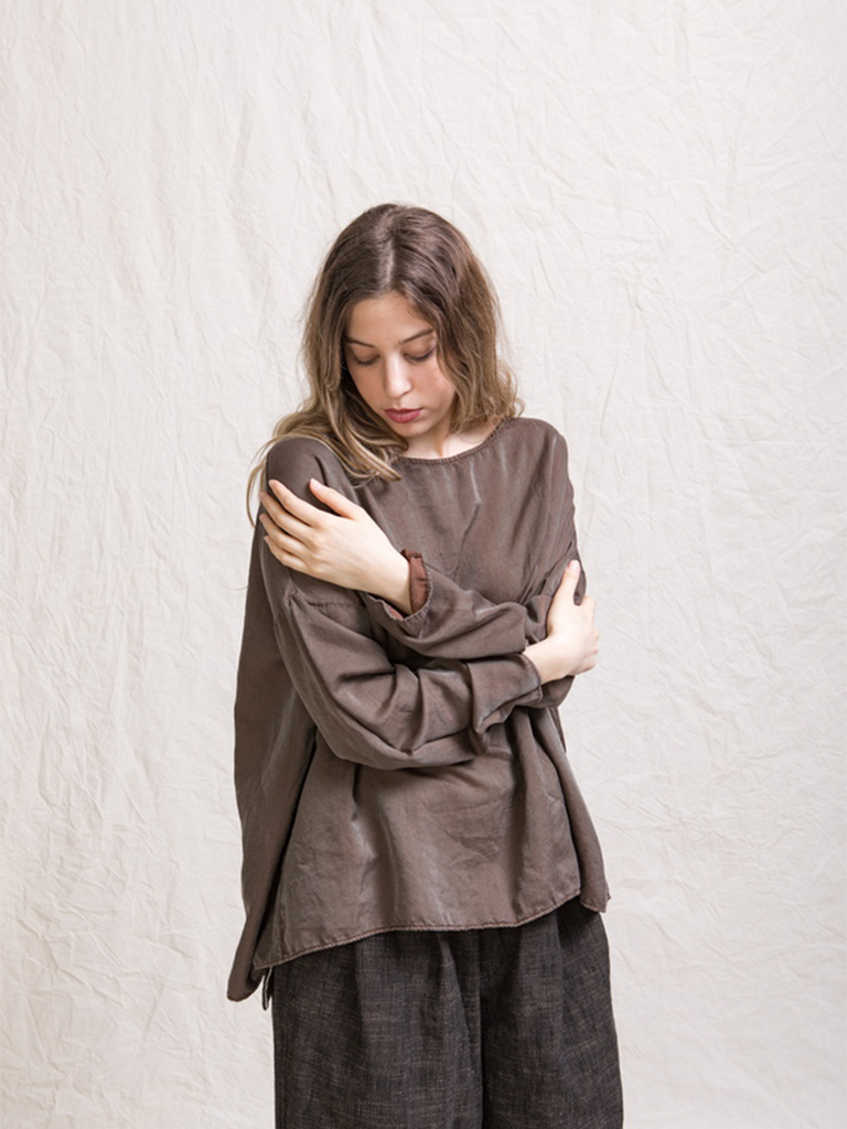 Coffee Silk T Shirt