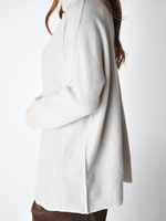 Fog Cashmere Funnel Neck Sweater