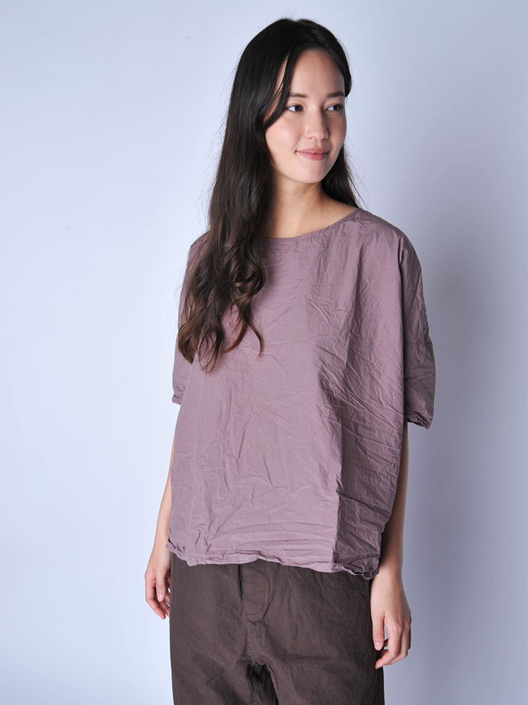 Mauve  Simple T Shirt - Roztayger