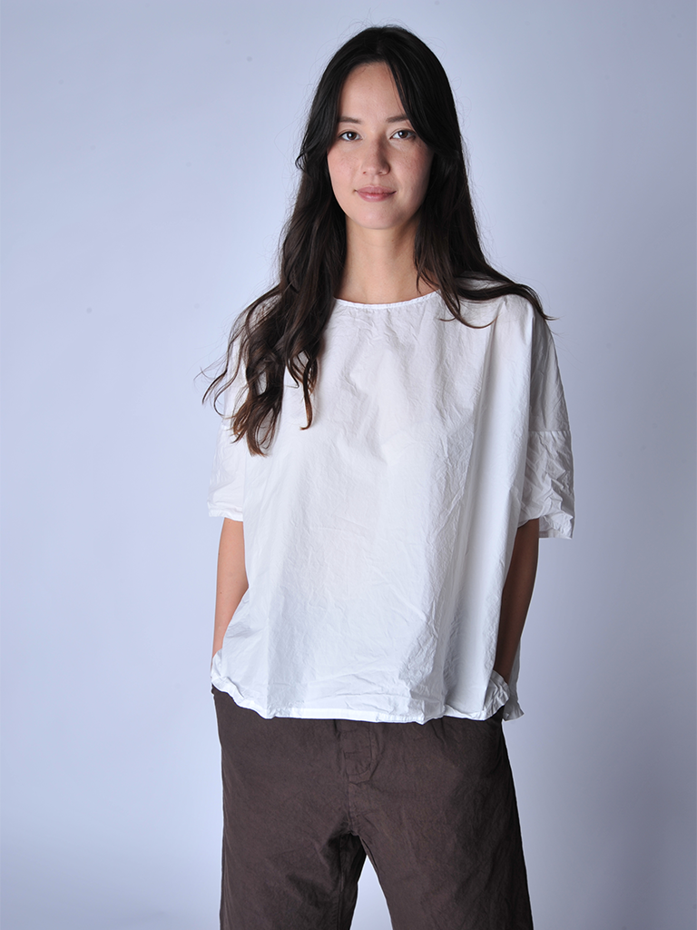 White Simple T Shirt - Roztayger