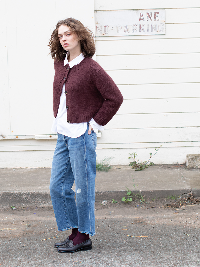 Bordeaux Elizabeth Sweater